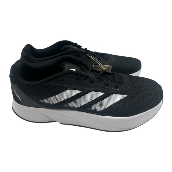 Adidas Duramo SL Running Shoes Mens Sz 10 WIDE‎ Black White Sneakers IG0309 NWT
